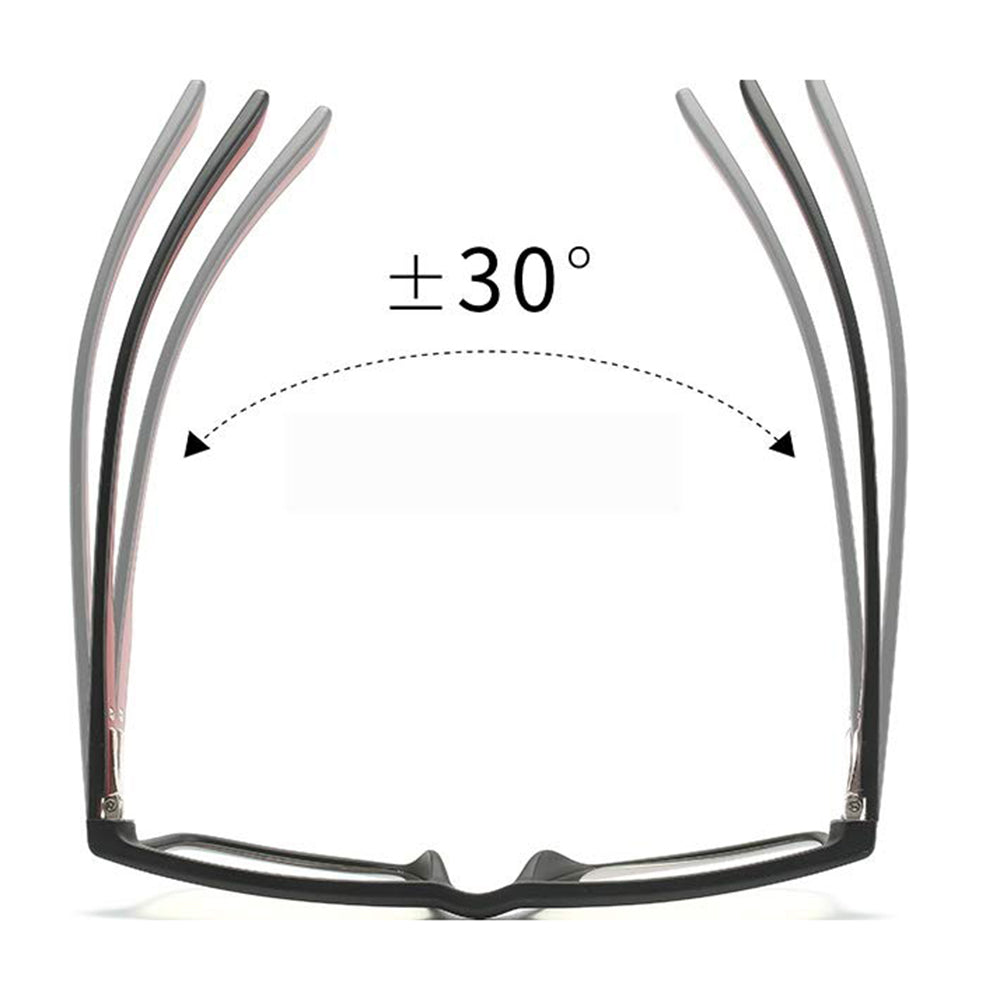 Naočare za računar za muškarce Techsuit F2388, Anti-Blue Light, Crne