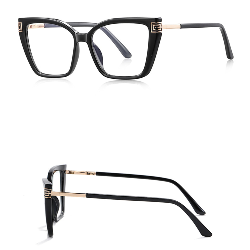 Naočare za računar Dama Techsuit 2260, Anti-Blue Light, Crne Zlatne