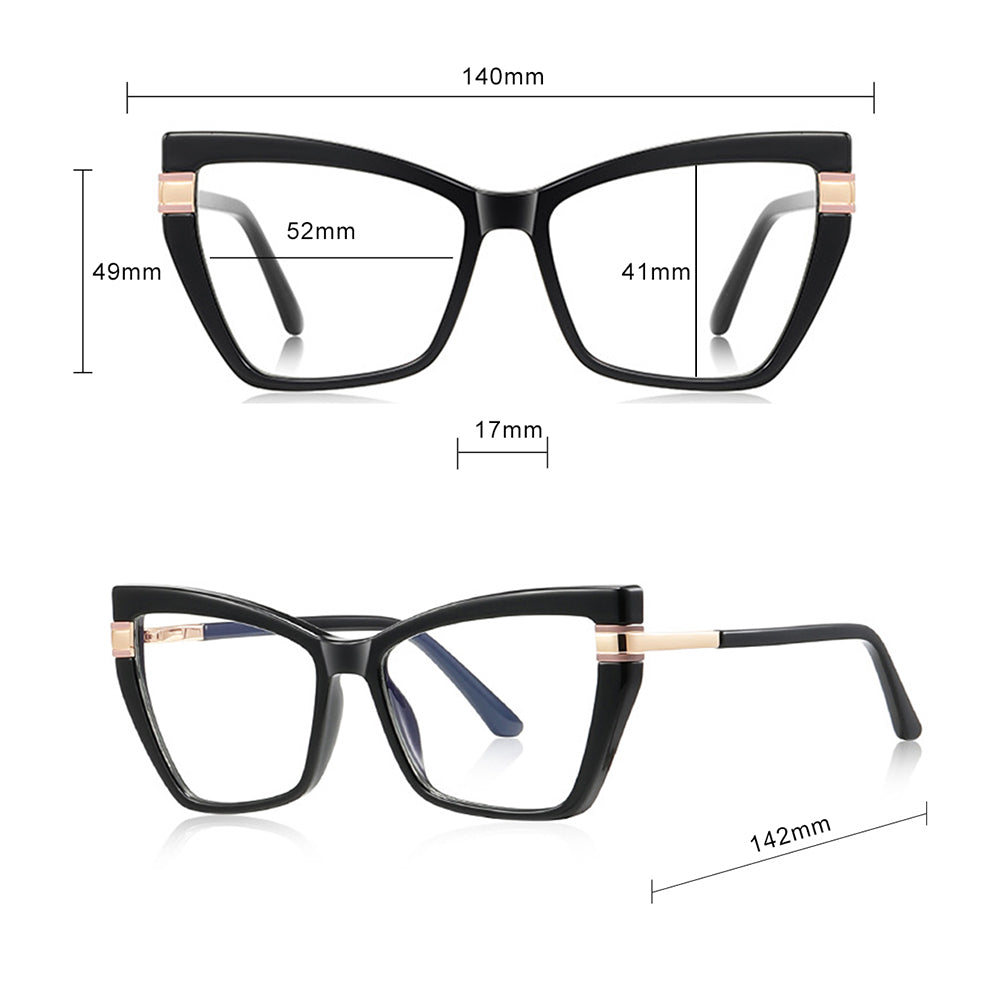 Naočare za računar Dama Techsuit 2269, Anti-Blue Light, Crne