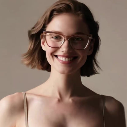 Naočare za računar Dama Techsuit 2271, Anti-Blue Light, Svetlo braon