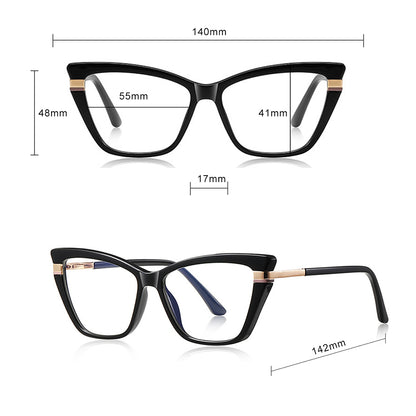 Naočare za računar Dama Techsuit 2271, Anti-Blue Light, Crne