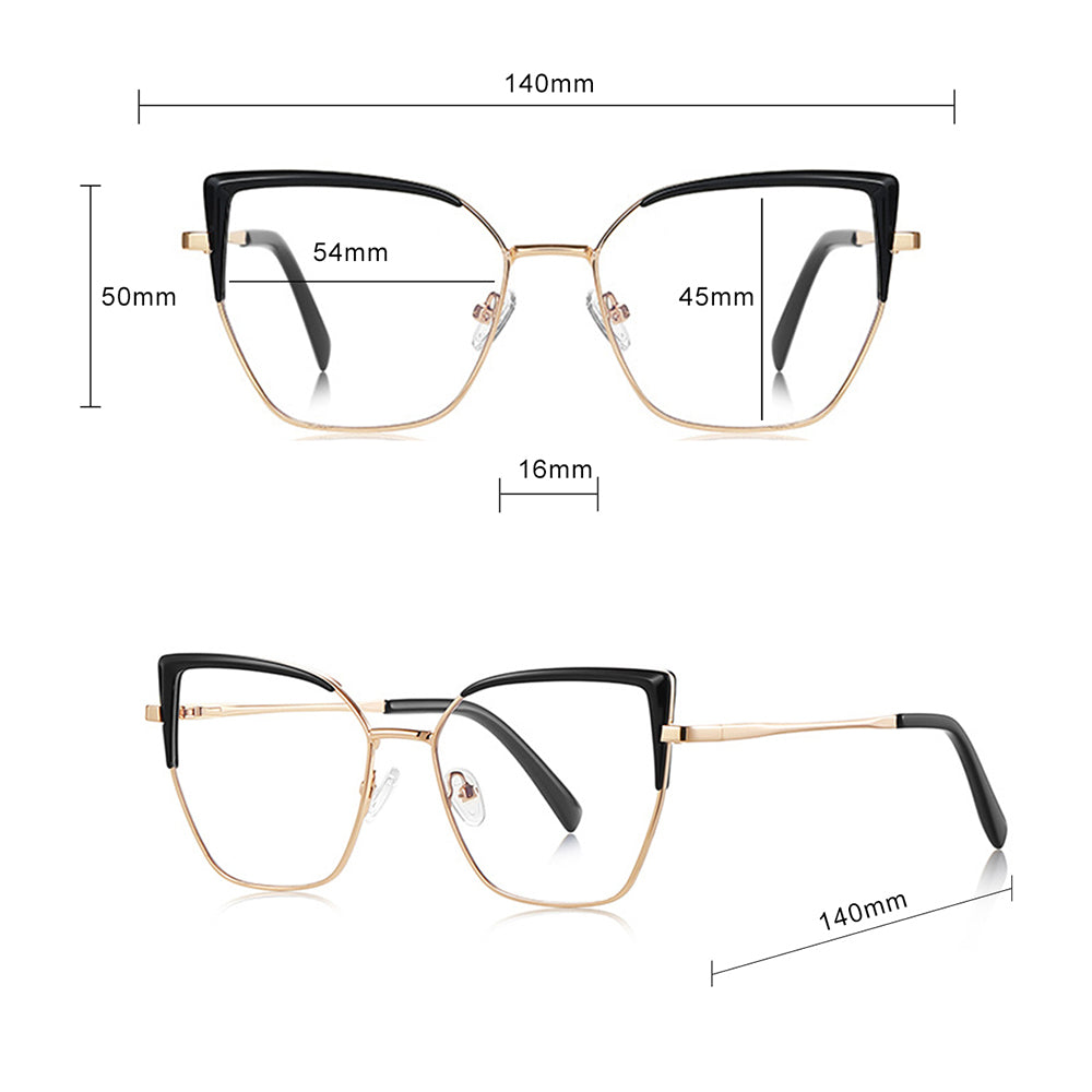 Naočare za računar Dama Techsuit 3156, Anti-Blue Light, Zlatno Roze