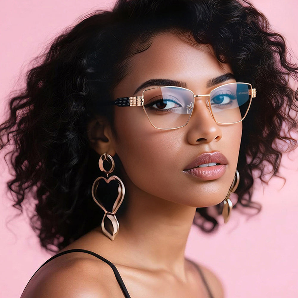 Naočare za računar Dama Techsuit 3162, Anti-Blue Light, Zlatne