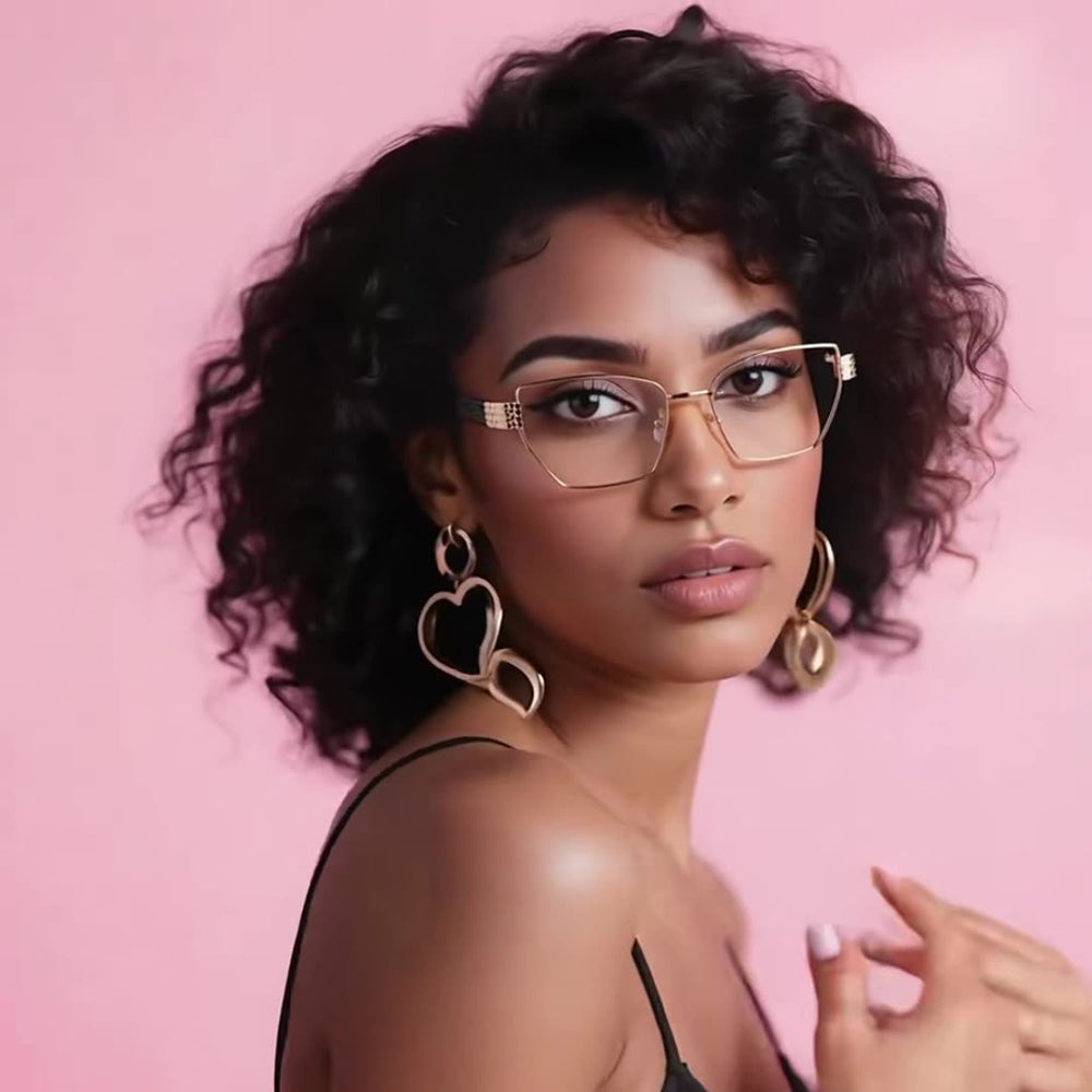 Naočare za računar Dama Techsuit 3162, Anti-Blue Light, Zlatne