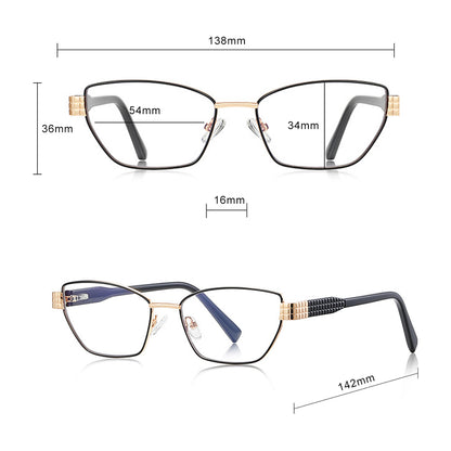 Naočare za računar Dama Techsuit 3162, Anti-Blue Light, Zlatne