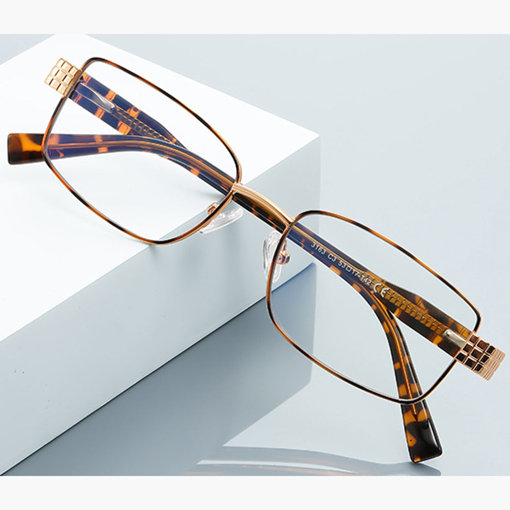 Naočare za računar Dama Techsuit 3163, Anti-Blue Light, Crne Zlatne