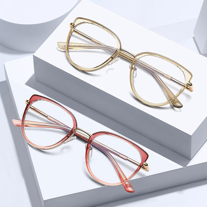 Naočare za računar Dama Techsuit 82290, Anti-Blue Light, Zlatno-roze