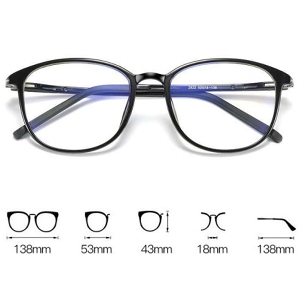 Naočare za računar za dame Techsuit F2822, Anti-Blue Light, Plave