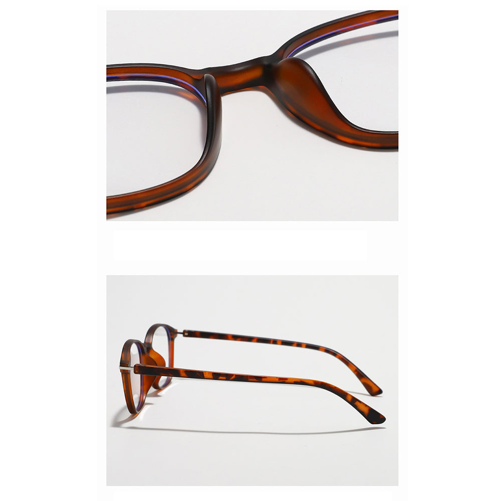 Naočare za računar Unisex Techsuit 6635, Anti-Blue Light, Svetlo braon