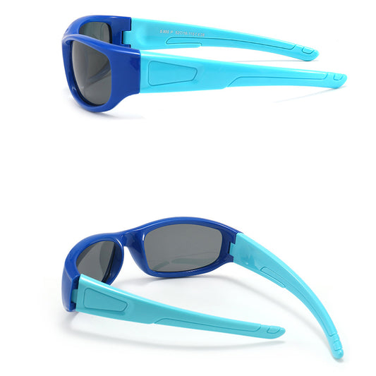 Sportske naočare za sunce za decu Techsuit 800-C11, polarizovane, crne