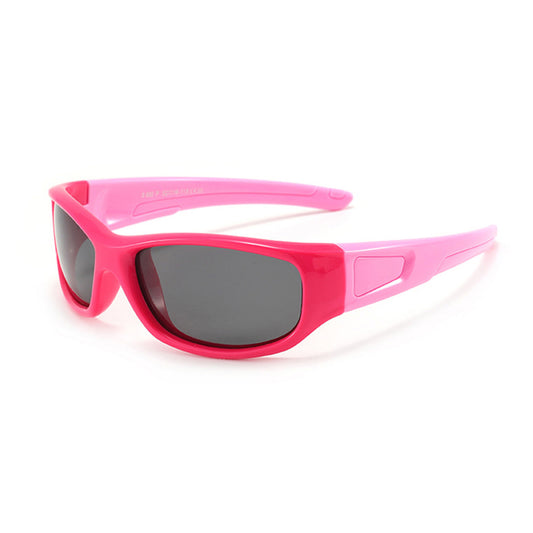 Sportske naočare za sunce za decu Techsuit 800-C30, polarizovane, crveno roze