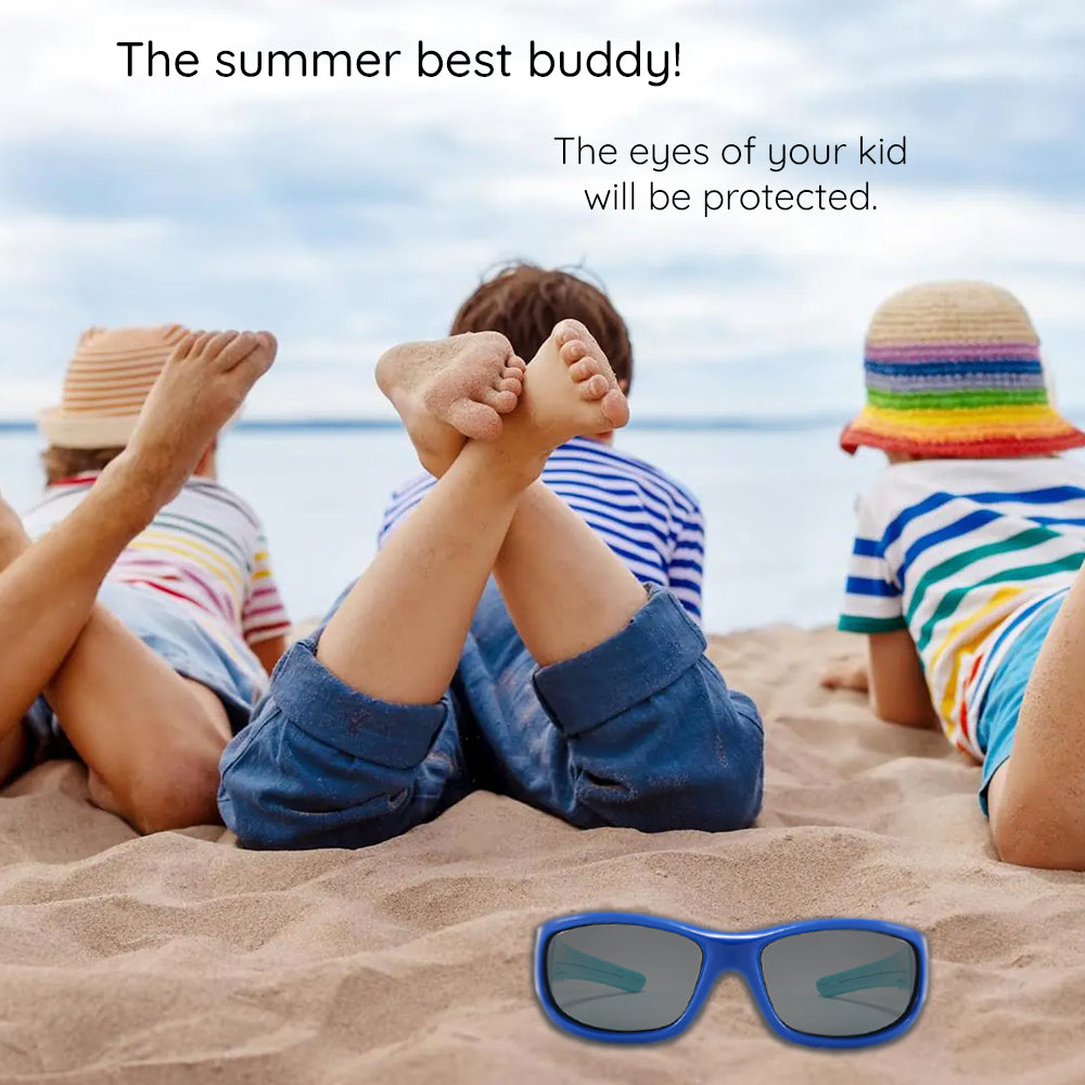 Sportske naočare za sunce za decu Techsuit 800-C30, polarizovane, crveno roze