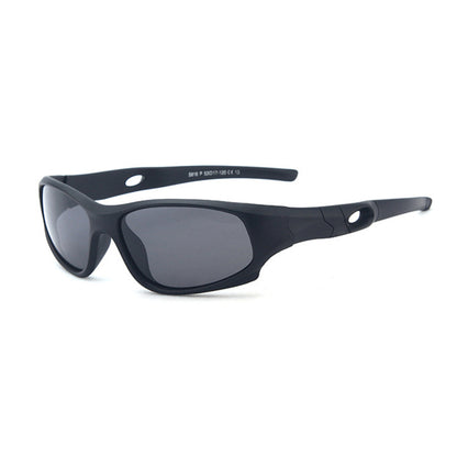 Sportske naočare za sunce za decu Techsuit 816-C13, polarizovane, crne