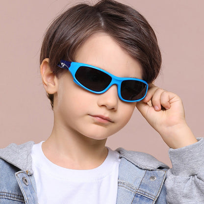 Sportske naočare za sunce za decu Techsuit 816-C13, polarizovane, crne