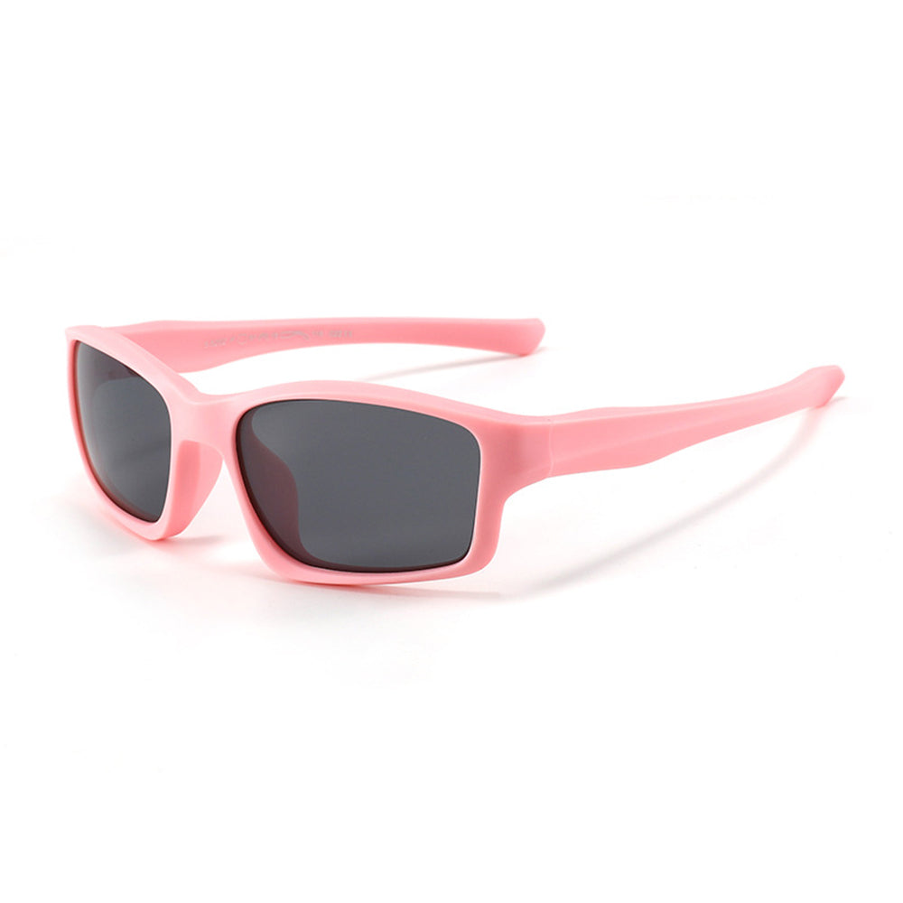 Sportske naočare za sunce za decu Techsuit 8202-C22, polarizovane, roze