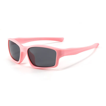 Sportske naočare za sunce za decu Techsuit 8202-C22, polarizovane, roze