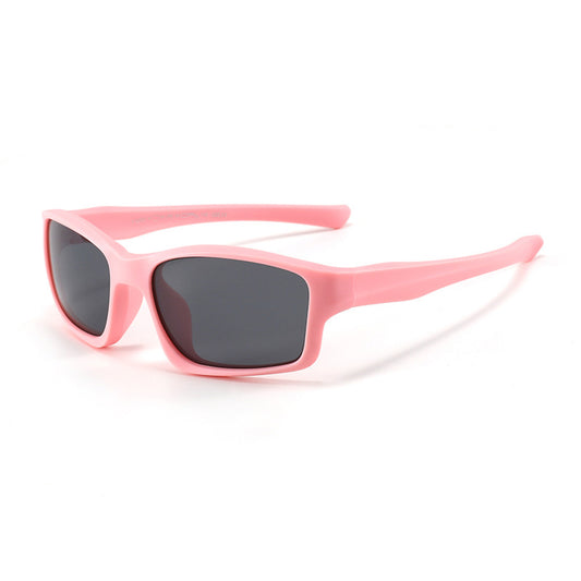 Sportske naočare za sunce za decu Techsuit 8202-C22, polarizovane, roze