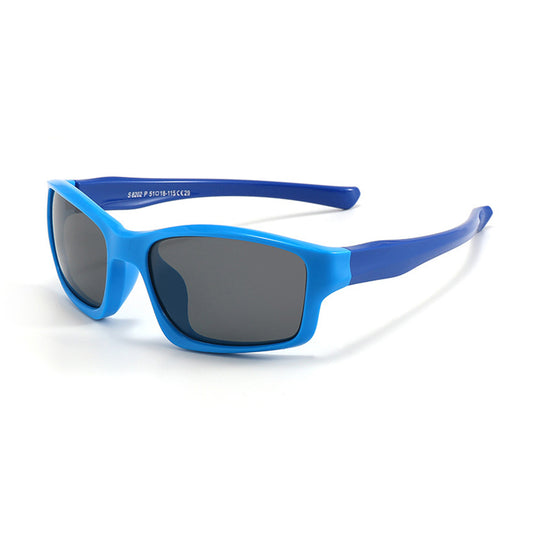Sportske naočare za sunce za decu Techsuit 8202-C29, polarizovane, plave