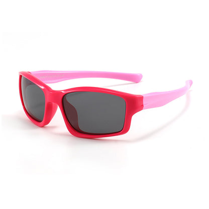 Dečije Sportske Naočare za Sunce Techsuit 8202-C30, Polarizovane, Crveno Roze