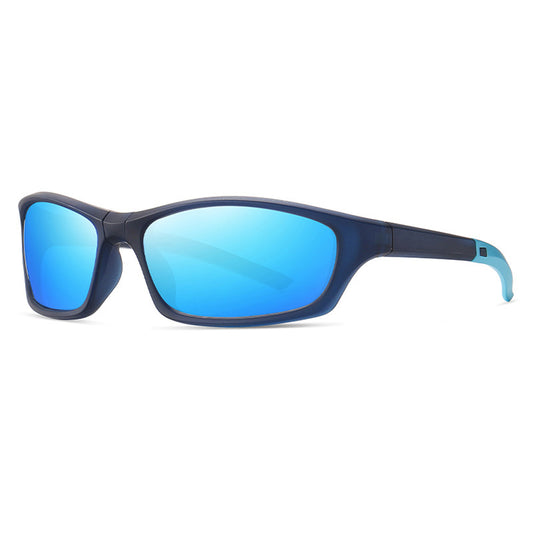Naočare za biciklizam unisex Techsuit 24101, polarizovane, plave