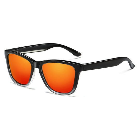Muške sunčane naočare Techsuit 0717, polarizovane, UV zaštita, crno-crvene