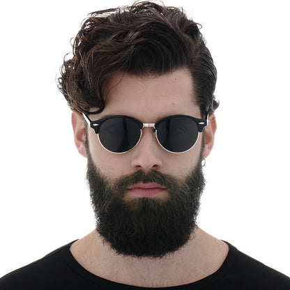 Muške naočare za sunce Techsuit 66612, polarizovane, UV zaštita, srebrne