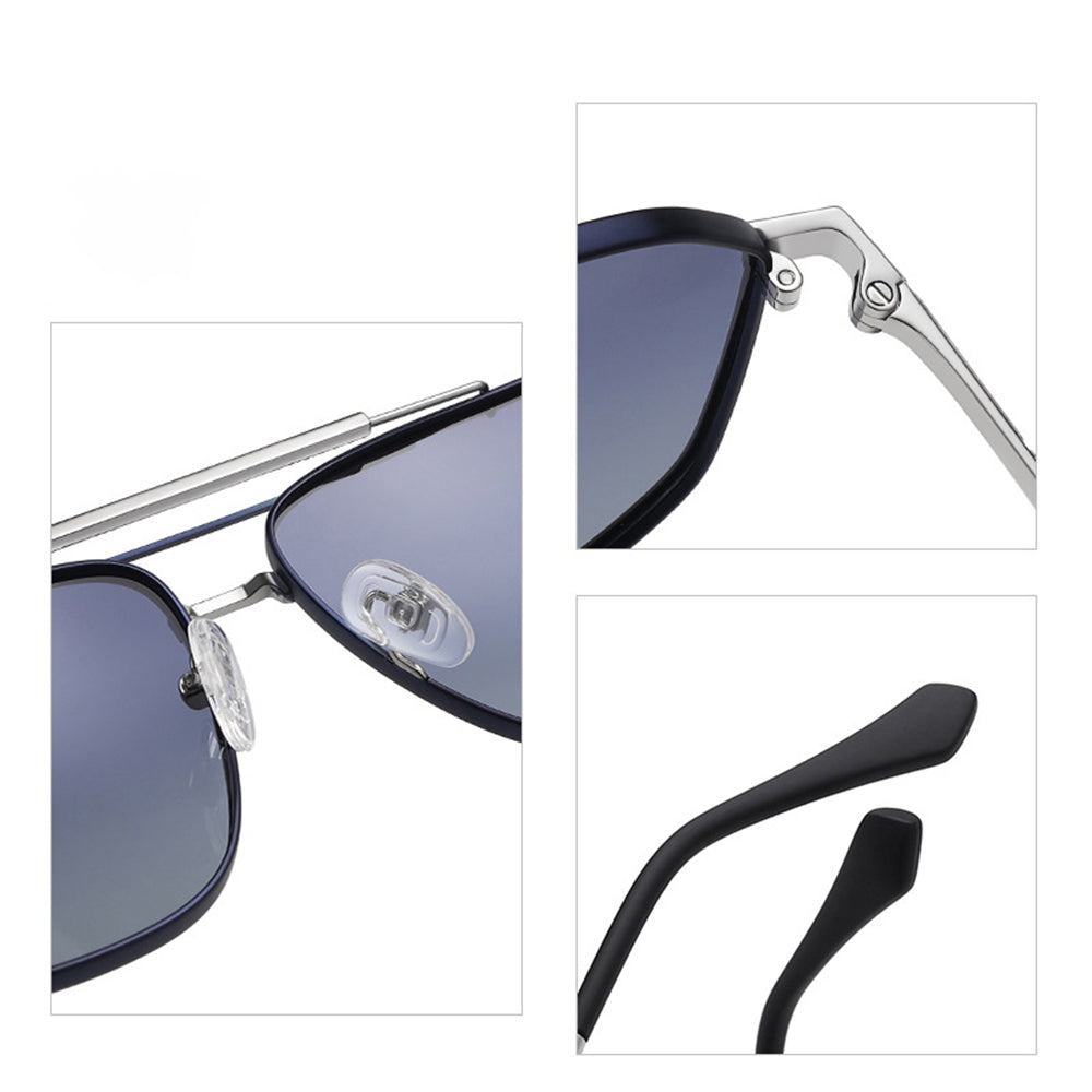 Naočare za sunce za muškarce Techsuit 8538, polarizovane, UV zaštita, sivo-smeđe