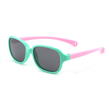 Naočare za sunce za bebe Techsuit 8192-C1, polarizovane, zelene roze