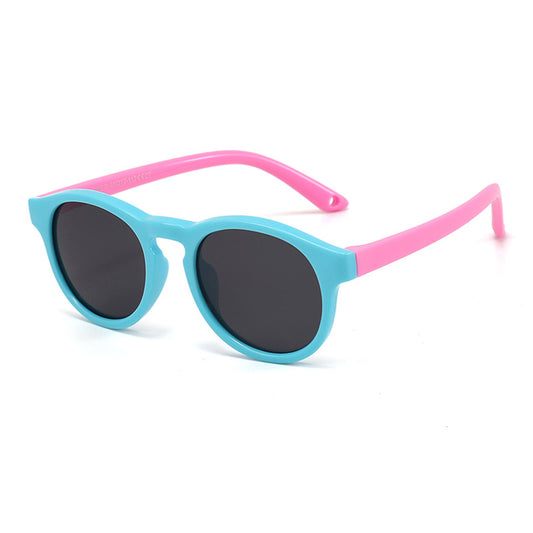 Naočare za sunce za bebe Techsuit 8308-C27, polarizovane, plavo roze