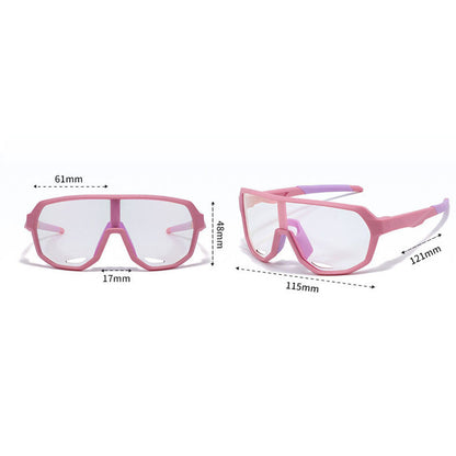 Dečije sunčane naočare Techsuit 22312, polarizovane, UV zaštita, crno-crvene