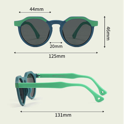 Dečije sunčane naočare Techsuit 601, polarizovane, UV zaštita, ljubičasto sive