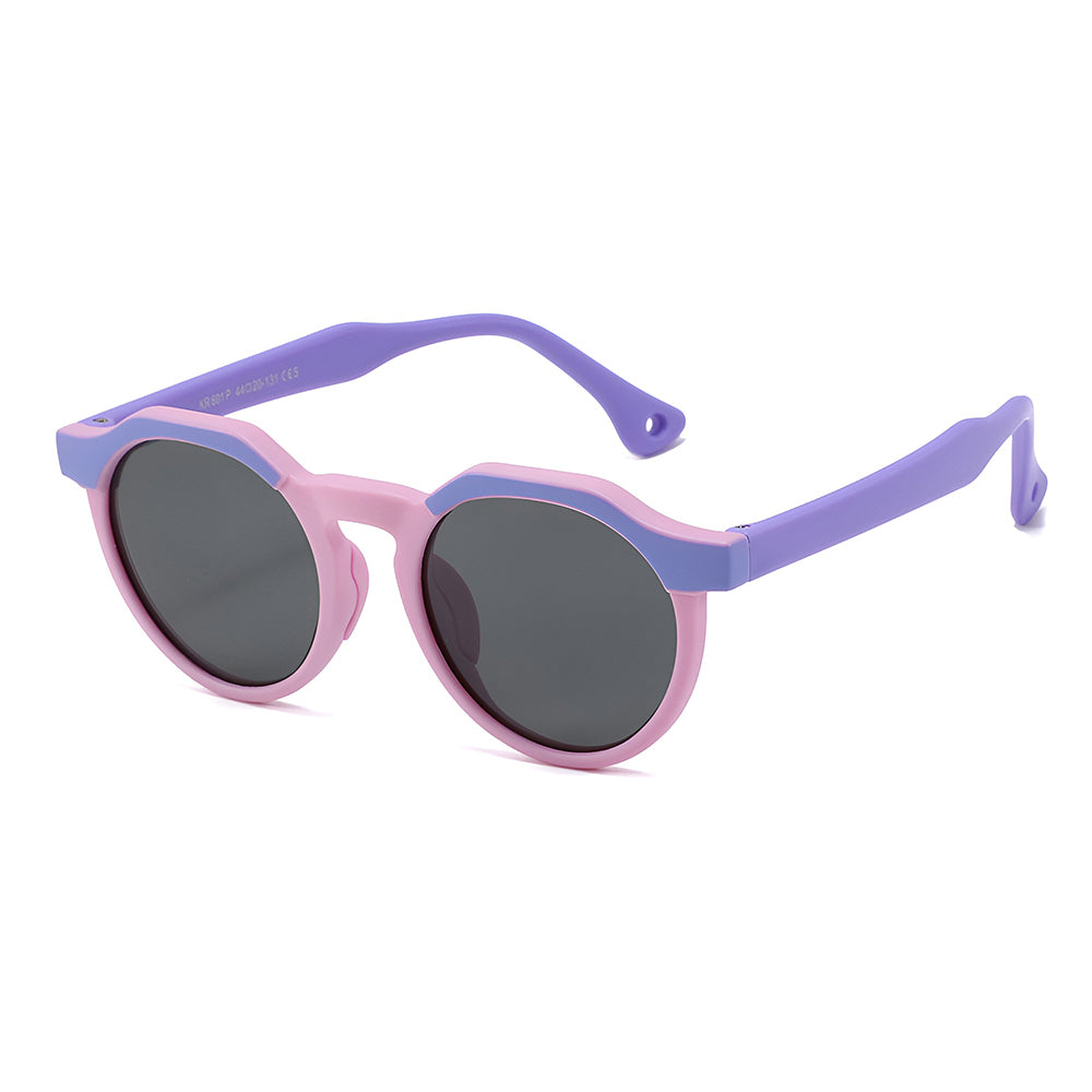 Dečije sunčane naočare Techsuit 601, polarizovane, UV zaštita, ljubičasto roze