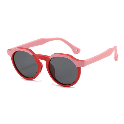 Dečije sunčane naočare Techsuit 601, polarizovane, UV zaštita, roze crvene