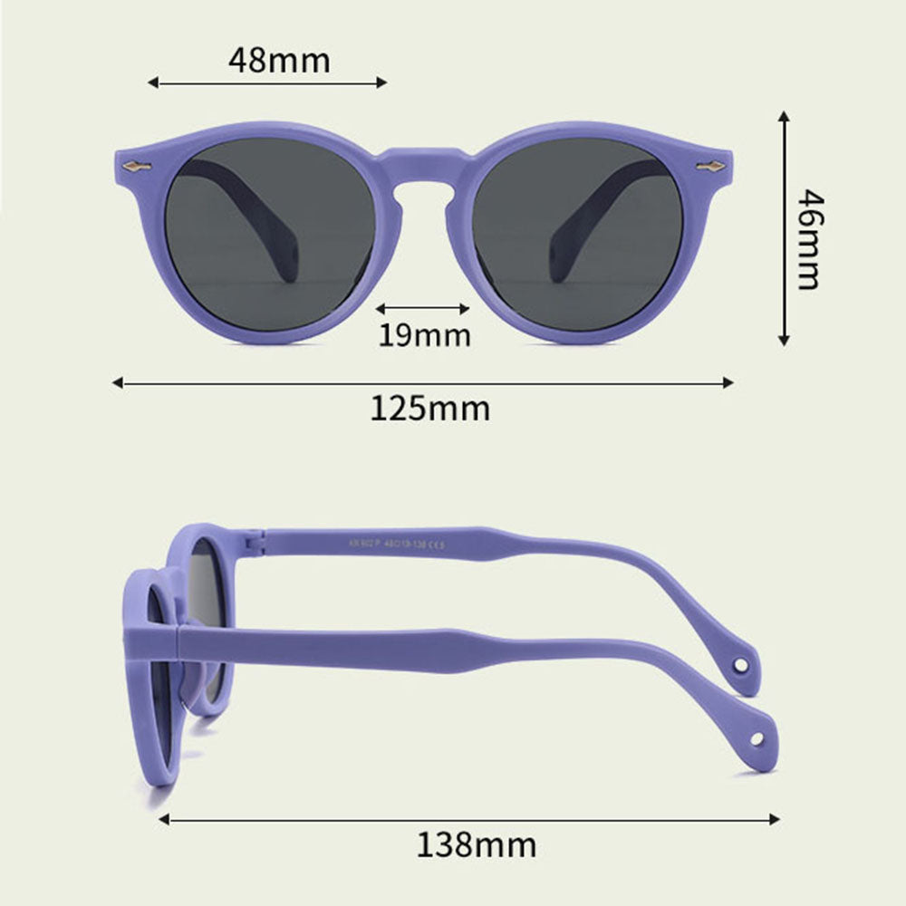 Dečije sunčane naočare Techsuit 602, Polarizovane, UV zaštita, Bež
