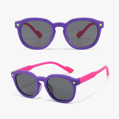 Dečije Sunčane Naočare Techsuit 616, Polarizovane, UV Zaštita, Ljubičasto Roze