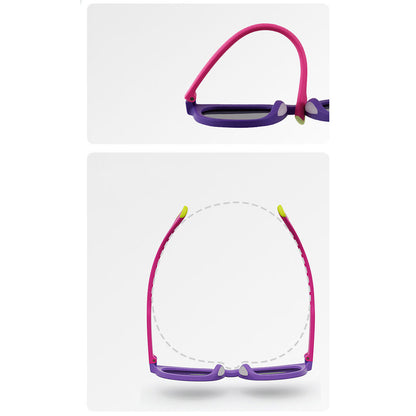 Dečije Sunčane Naočare Techsuit 616, Polarizovane, UV Zaštita, Ljubičasto Roze