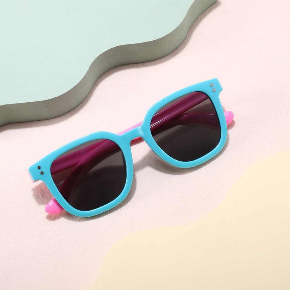 Dečije naočare za sunce Techsuit 8351-C42, Polarizovane, Roze Ljubičaste