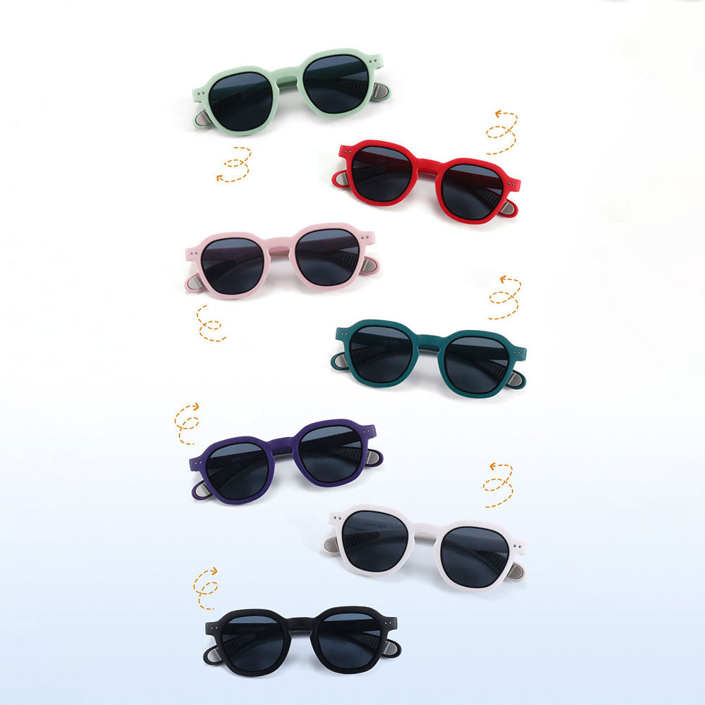 Dečije Sunčane Naočare Techsuit 8447, Polarizovane, UV Zaštita, Crne
