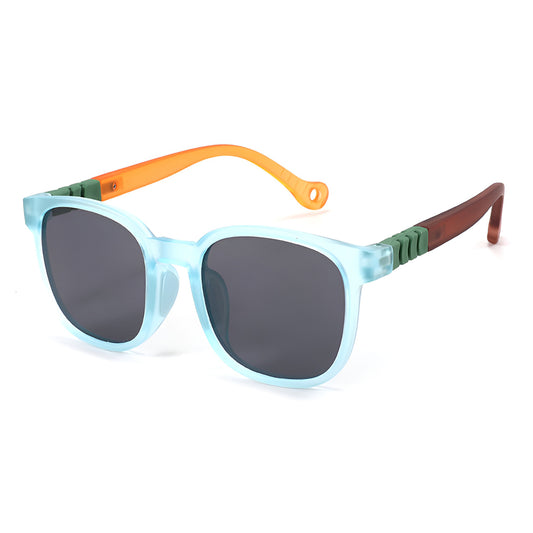 Dečije naočare za sunce Techsuit 9694, polarizovane, UV zaštita, plavo-crne