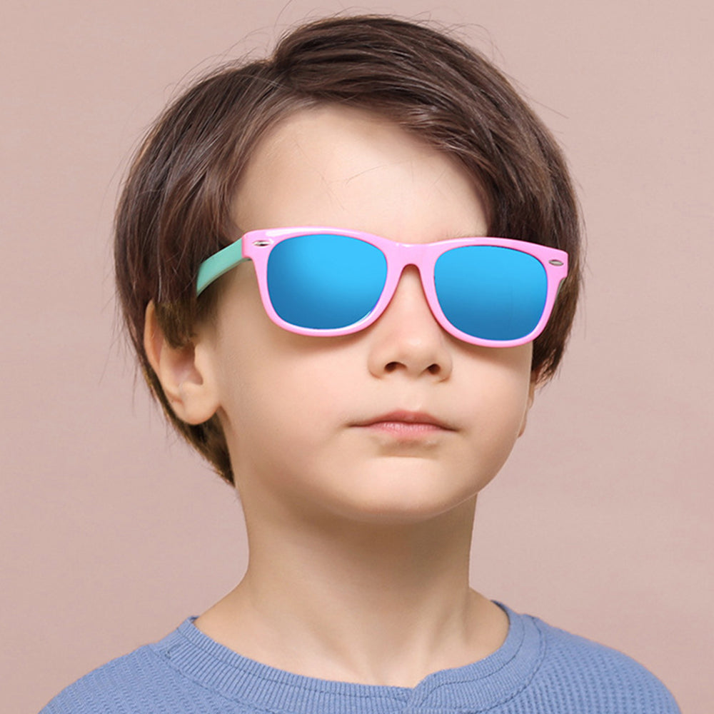 Dečije naočare za sunce Techsuit D802, polarizovane, UV zaštita, narandžaste