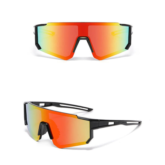 Dečije naočare za sunce Techsuit R601, polarizovane, UV zaštita, crne narandžaste žute