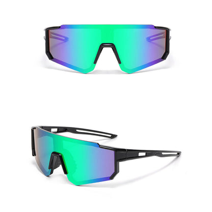 Dečije naočare za sunce Techsuit R601, polarizovane, UV zaštita, crno-zelene