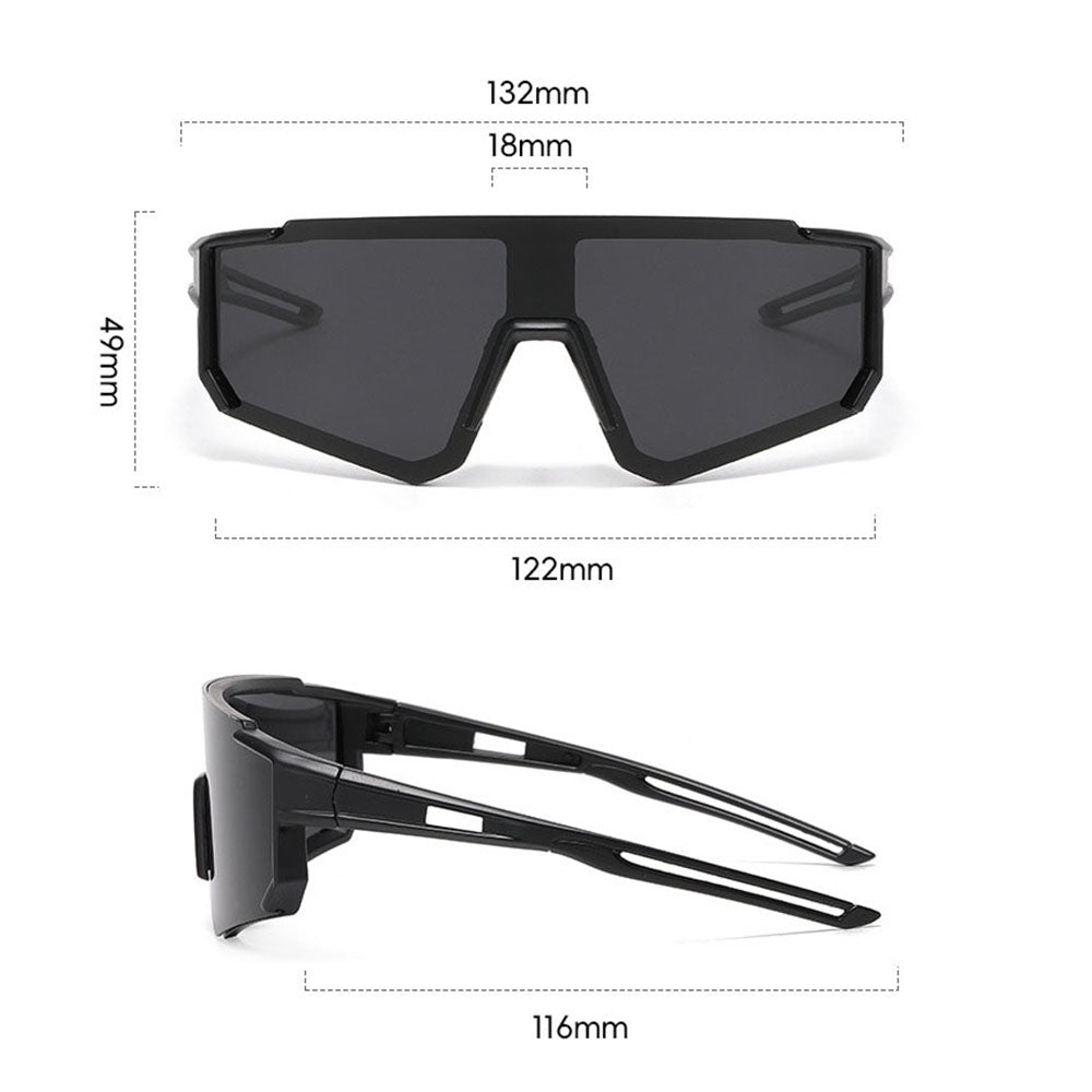 Dečije naočare za sunce Techsuit R601, polarizovane, UV zaštita, crno-zelene
