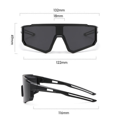 Dečije naočare za sunce Techsuit R601, polarizovane, UV zaštita, crno-zelene