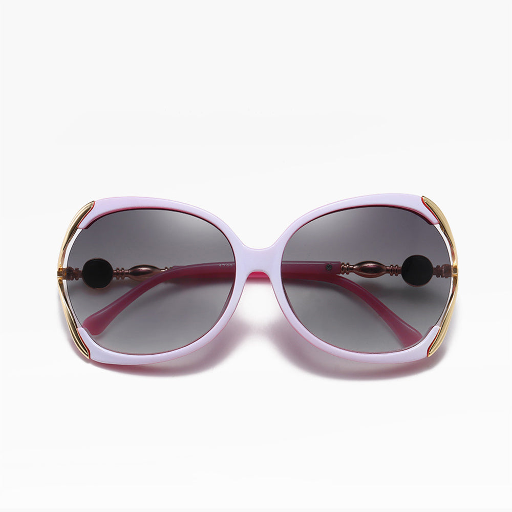 Naočare za sunce za dame Techsuit 1722, polarizovane, UV zaštita, roze sive