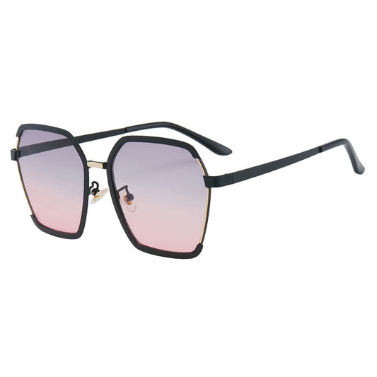Naočare za sunce za dame Techsuit 191, polarizovane, UV zaštita, crne sive roze