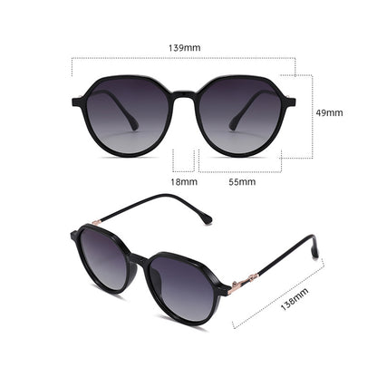 Naočare za sunce za dame Techsuit 2203, polarizovane, UV zaštita, braon