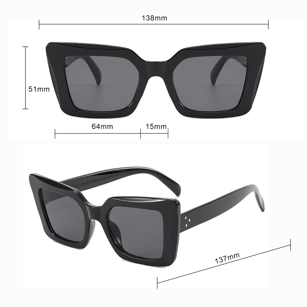 Naočare za sunce za dame Techsuit 5277, crno-smeđe