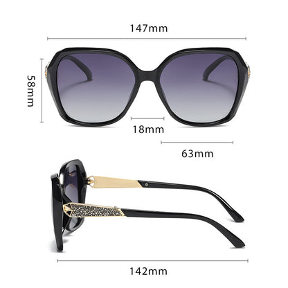 Naočare za sunce za dame Techsuit 5599, polarizovane, UV zaštita, braon
