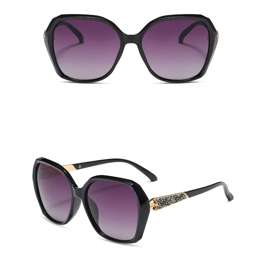 Naočare za sunce za dame Techsuit 5599, polarizovane, UV zaštita, crno-sive